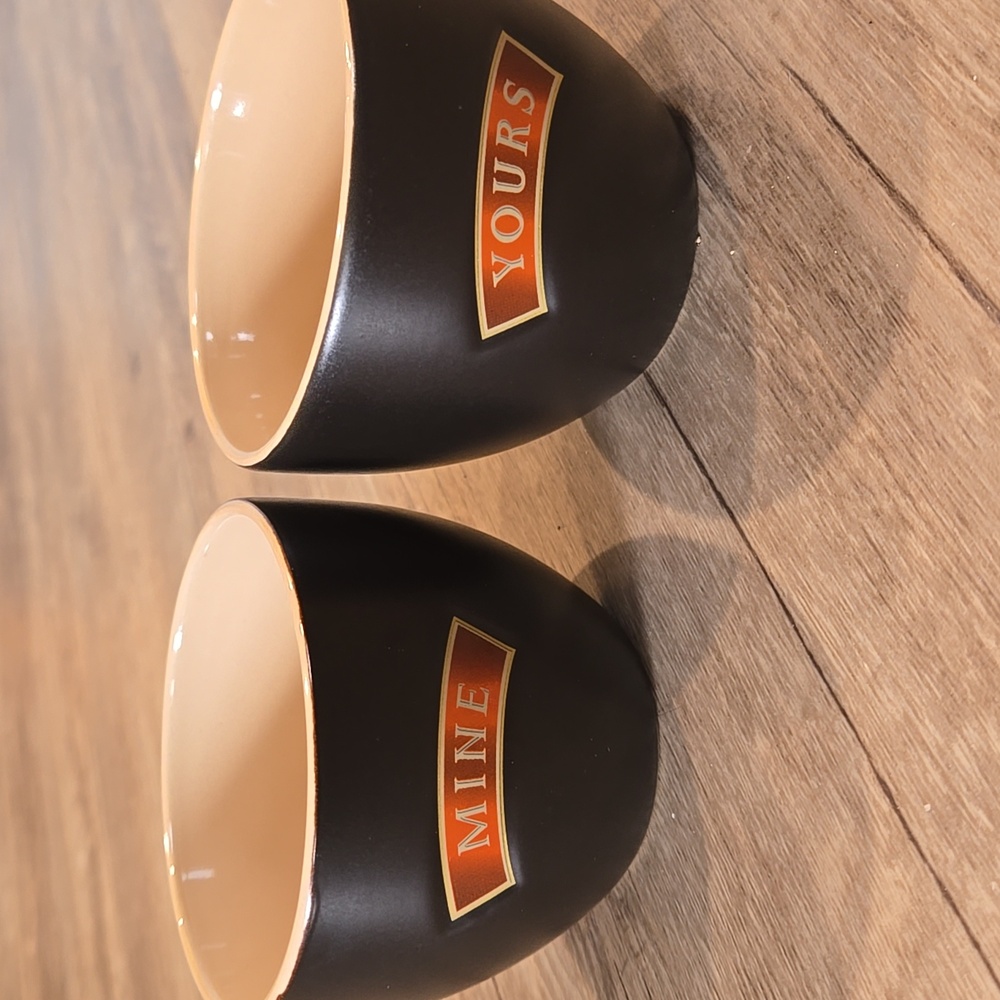 Vintage Collectible Yours & Mine Baileys Irish Crème Cups